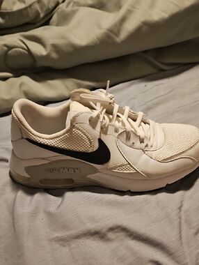 Nike Cream and Black Air Max Runner